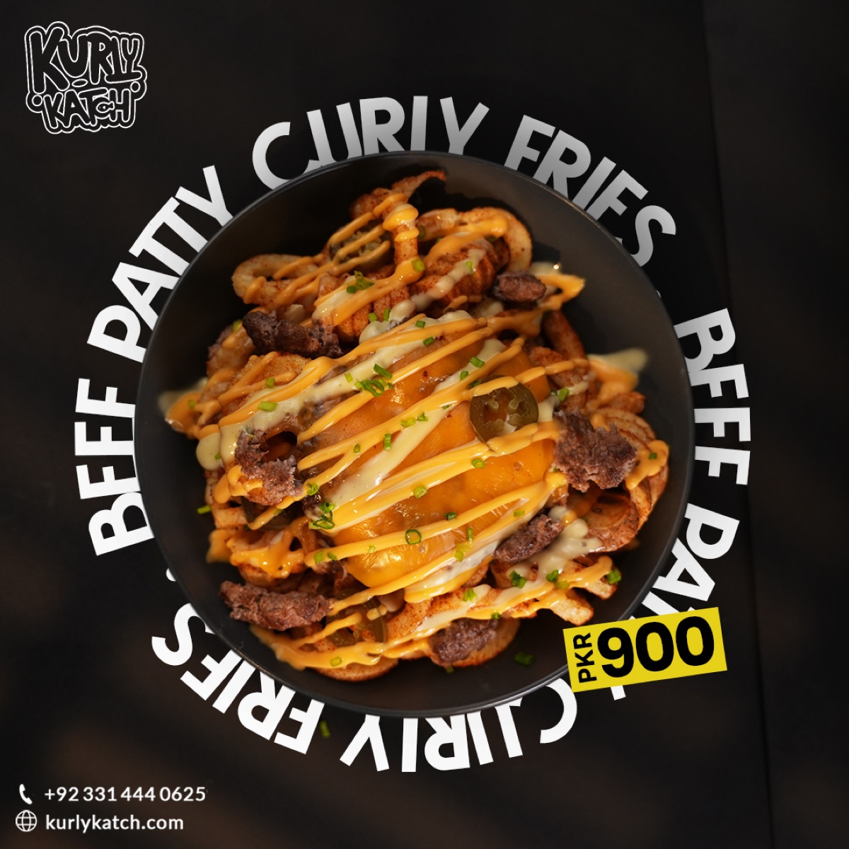 Food brand social media post — creative direction by Hasnain Raza
